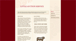 Desktop Screenshot of littleauction.net