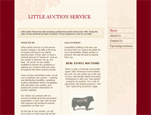 Tablet Screenshot of littleauction.net